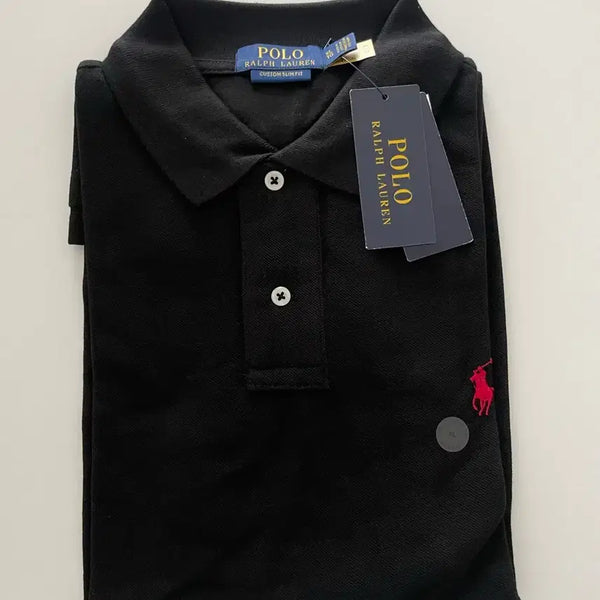 [BUNJANG] Polo Ralph Lauren Black Polo Shirt XL / (새제품) Polo 폴로 랄프로렌 블랙 카라티 XL