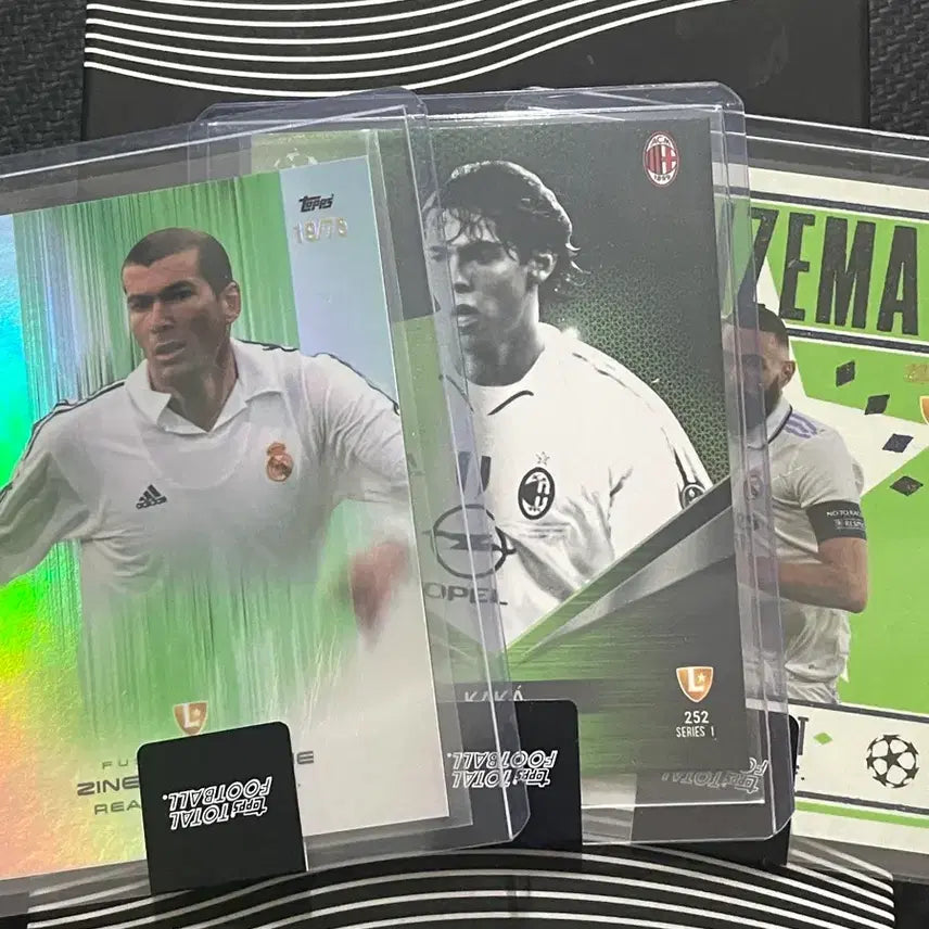 [BUNJANG] Topps Zinedine Zidane, Kaka, Karim Benzema Limited Edition Card / Topps 지단, 카카, 벤제마 /75 한정카드