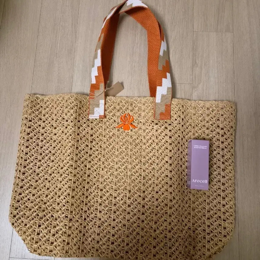 [BUNJANG] Arocell Collagen Booster Serum 30ml with Sisley Rattan Bag / 아로셀 콜라겐 부스터 세럼 30ml + 시슬리 라탄백