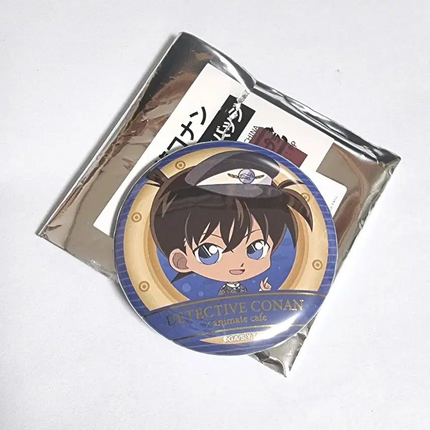 [BUNJANG] Detective Conan Shinichi Kudo Animate Cafe Can Badge / 명탐정 코난 신이치 남도일 애니메이트 카페 캔뱃지