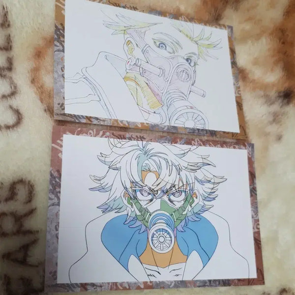 [BUNJANG] Valkyrie - Ludow & Engine Character Illustration Card Set - Bonds Store Exclusive / 가치아쿠타 2종 일러스트 카드 루도 + 엔진 본즈 스토어 캐릭터 특전