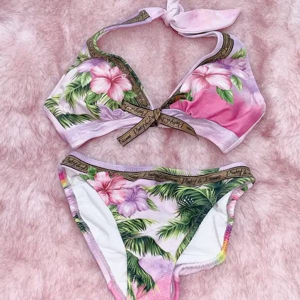 [BUNJANG] Pinky & Dian Gal Bikini Set - Pink / 핑키앤다이안 갸루 비키니