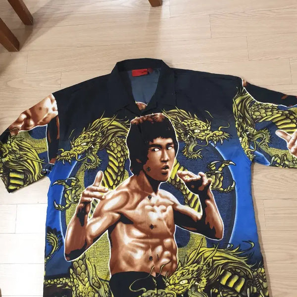 [BUNJANG] Vintage Bruce Lee Shirt / 빈티지 브루스 리 이소룡   셔츠