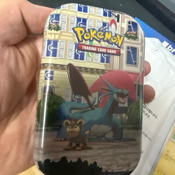 [BUNJANG] Pokemon Card Game North American Tin Case / 북미 포켓몬 카드 틴케이스 슈링크O 카드O