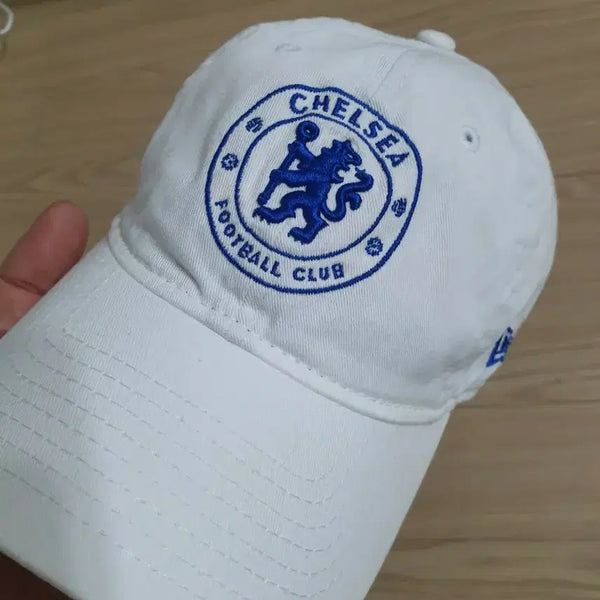 [BUNJANG] Chelsea FC New Era White Baseball Cap / 첼시FC 뉴에라 흰색 볼캡
