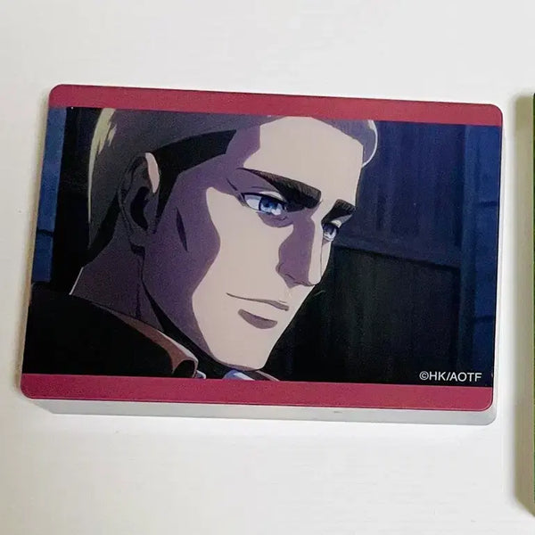 [BUNJANG] Attack on Titan Levi & Erwin Novelty Acrylic Block Stand / 진격의거인 리바이 엘빈 진격거 노블 아트 컬렉션 아크릴 블럭 스탠드