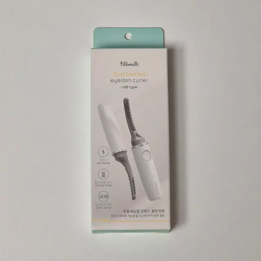 [BUNJANG] Fillimilli Dual Heated Rechargeable Eyelash Curler / 필리밀리 듀얼 히티드 충전 타입 속눈썹 고데기_정가:28,900