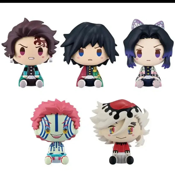 [BUNJANG] Demon Slayer: Kimetsu no Yaiba Ichiban Kuji Upper Rank Three Akaza Chokonokko Figure Full Set (Sealed) / (미개봉 풀세트) 귀멸의칼날 제일복권 이치방쿠지 상현의삼 초코노코 피규어