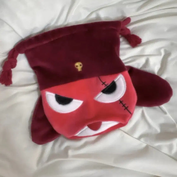 [BUNJANG] Keroro Gunsou Giroro Drawstring Pouch / 개구리중사 캐로로 기로로 조리개파우치