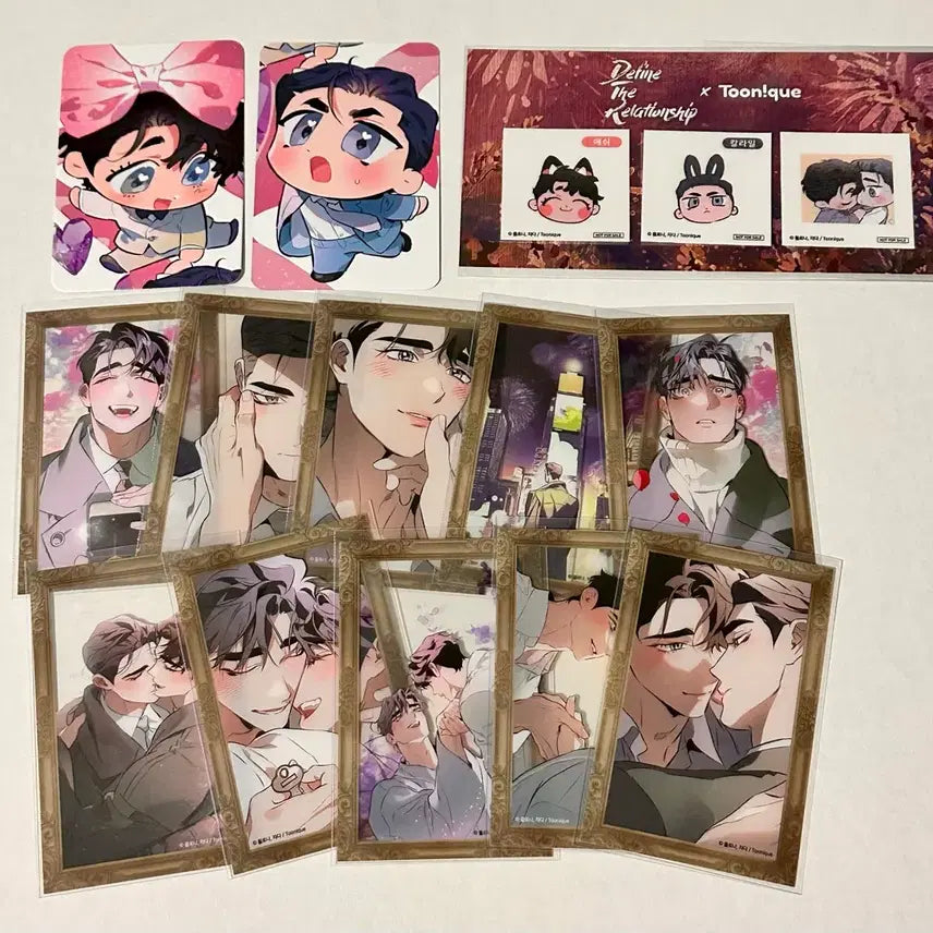 [BUNJANG] Toonique DTR 5th Anniversary Transparent Photocard Bundle Set / 투니크 디티알 dtr 투명 포카 포토카드 5주년 포카 띠부실 일괄