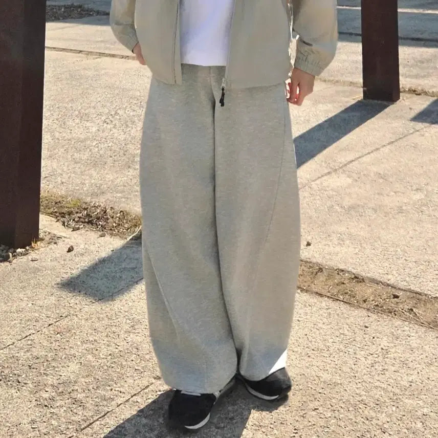[BUNJANG] Side Wide Pin Tuck Training Pants / 사이드 와이드 트레이닝 팬츠 새상품