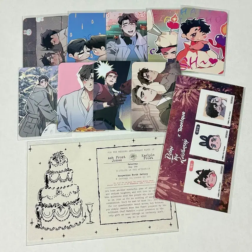 [BUNJANG] Toonique DTR Photocard / 투니크 디티알 dtr 방문포카 포토카드 컬포 포카 띠부실 작가님 엽서