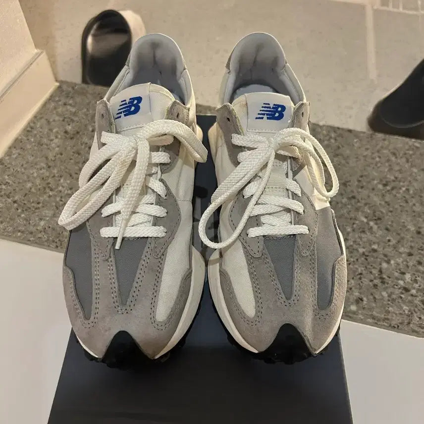[BUNJANG] New Balance 327 Sneakers (Grey/White) / 뉴발란스 327