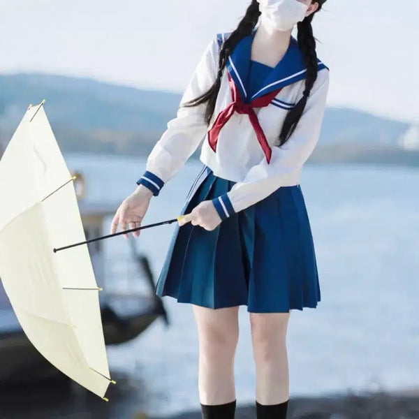 [BUNJANG] High-Quality Sailor Uniform (Size S) / S 고퀄 세라복