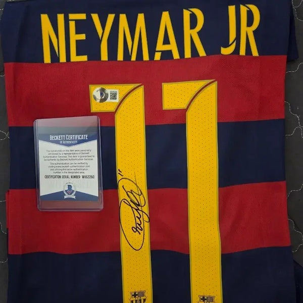 [BUNJANG] Barcelona Neymar Signed Jersey 2015-2016 Beckett Certified / 베켓인증 15-16 바르셀로나 네이마르 사인 유니폼
