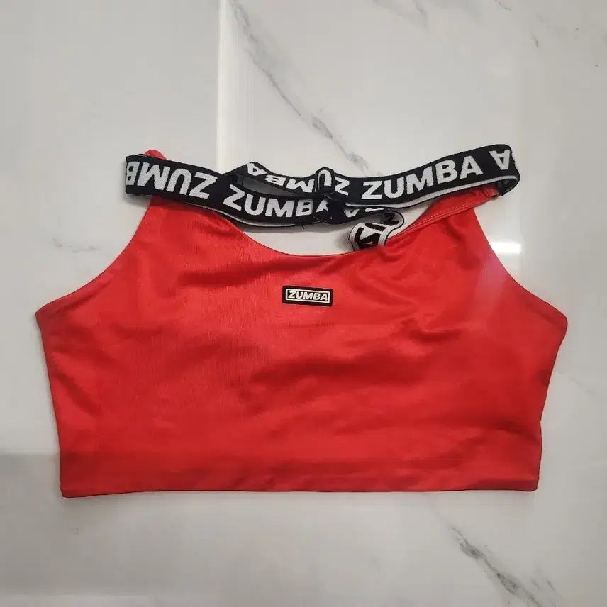 [BUNJANG] Zumba Bra Top - Bright Orange, M / 줌바 탑