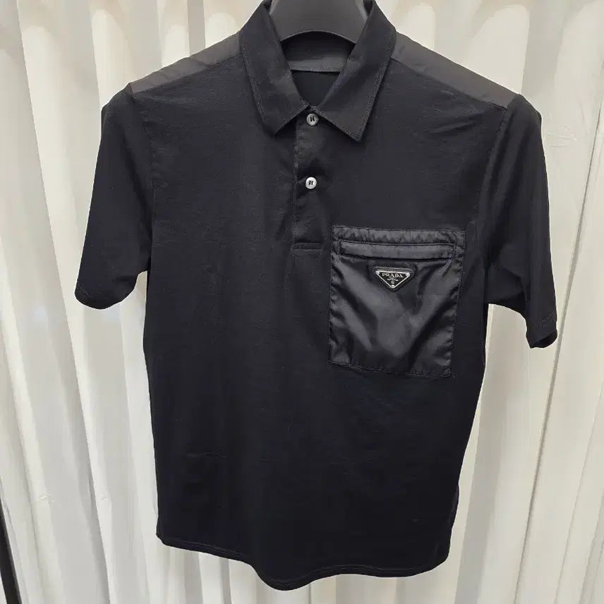 [BUNJANG] Prada Re-Nylon Pocket Short-Sleeve T-Shirt / [정품] 프라다 리나일론 포켓 반팔