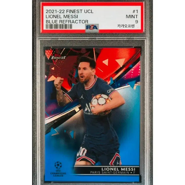 [BUNJANG] Lionel Messi 150 Limited Edition PSA 9 Graded Football Card / 파이니스트 리오넬 메시 150한정 PSA 9