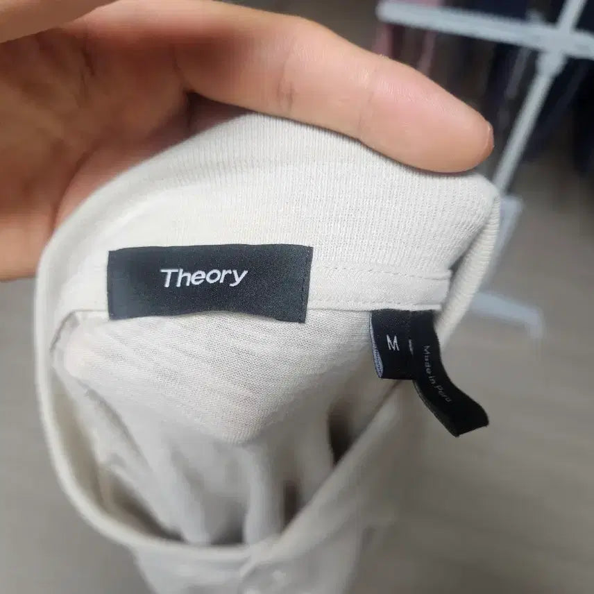 [BUNJANG] Theory Cosmos PK T-Shirt Beige M / 24SS 띠어리 코스모스 PK티 베이지 M