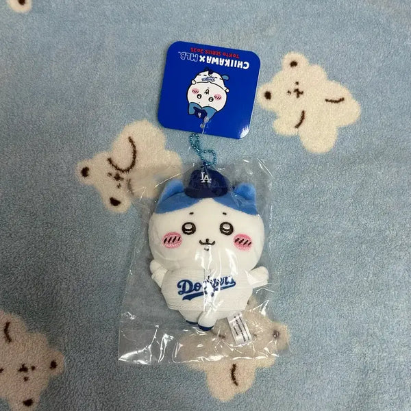 [BUNJANG] Chiikawa MLB Dodgers Hachiware Mascot / 덤)치이카와 mlb 다져스 하치와레 마스코트