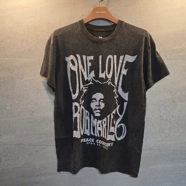 [BUNJANG] Bob Marley Official Merchandise Authentic T-Shirt / BOB MARLEY 오피셜굿즈. 정품 반팔티셔츠.