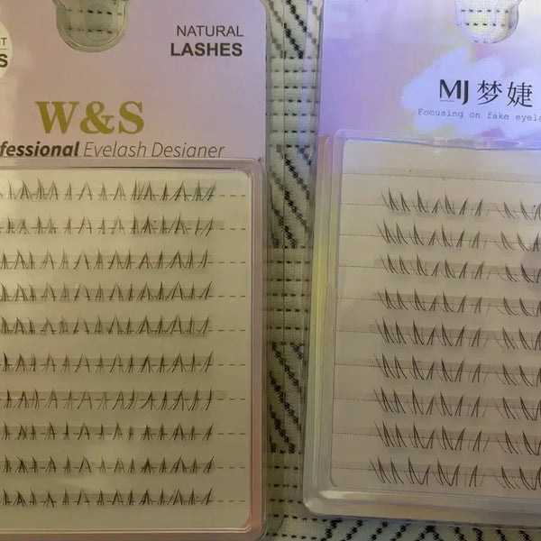 [BUNJANG] Artificial Undereyelashes - 2 Types Bundle / 인조 조각 가닥 언더래쉬 언더속눈썹 2종 일괄