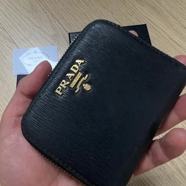 [BUNJANG] Prada Saffiano Leather Coin Pouch / 프라다 사피아노 동전지갑
