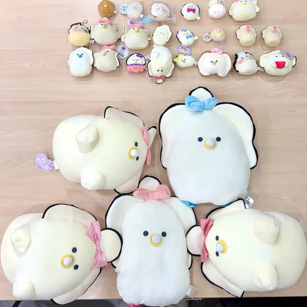[BUNJANG] Oister Tsuburana Hitomi Oyster Medium Plush Keychain / oister오이스터 츠부라나 히토미 굴 중형인형뽑기키링열쇠가방고리(개당)