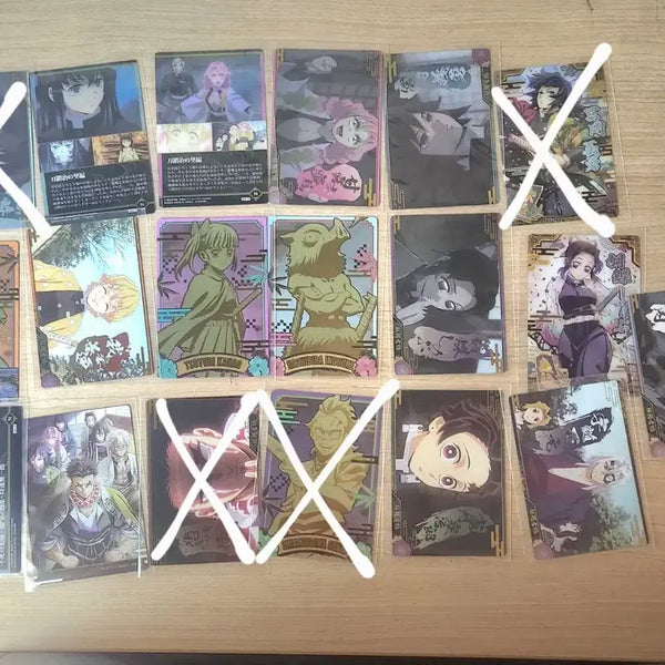 [BUNJANG] Demon Slayer: Kimetsu no Yaiba Wafer Card Bundle (Opened) / 귀멸의칼날 웨하스 카드 개봉품 일괄