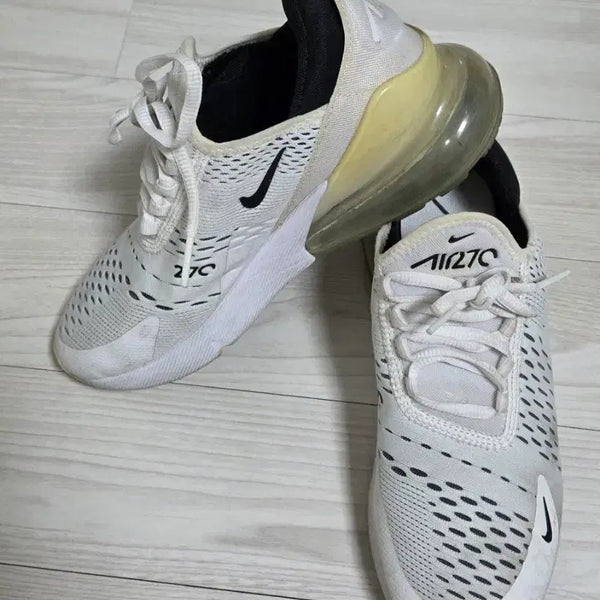 [BUNJANG] Nike Air Max 270 White/Black US 6 / 나이키 에어맥스270 흰색 us6