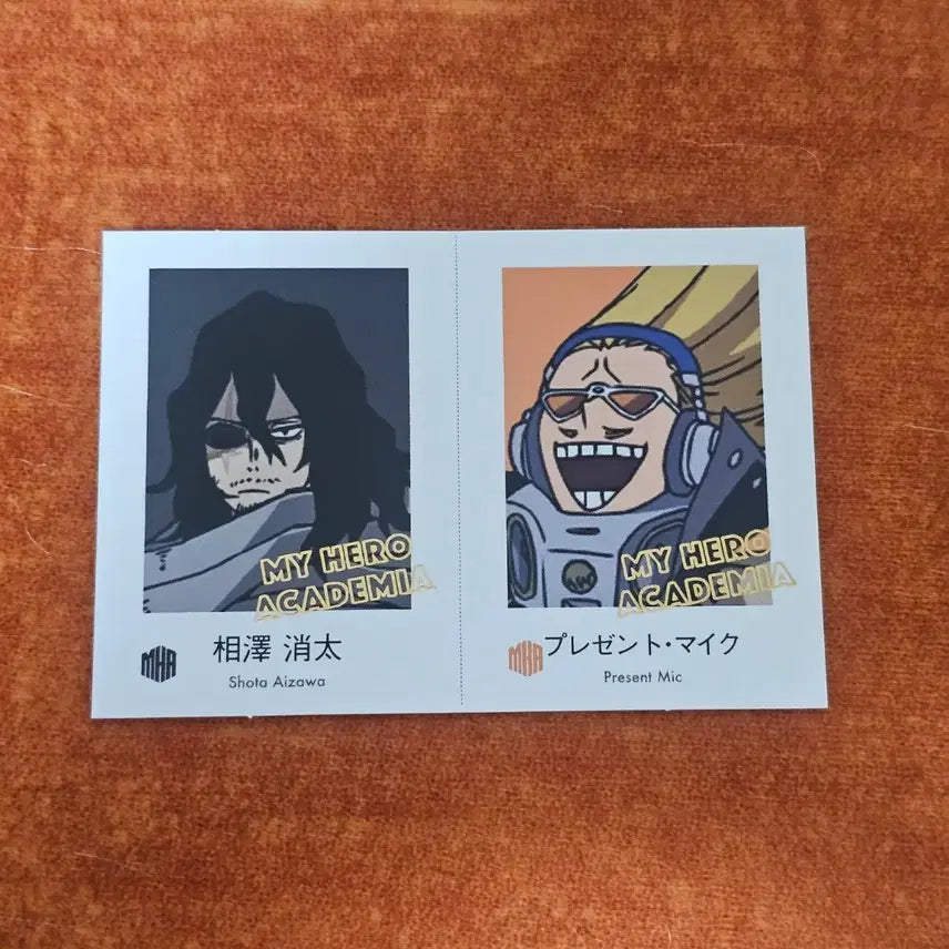 [BUNJANG] My Hero Academia Aizawa & Mic Waripoto Rare / 히로아카 아이자와 마이크 와리포토 레어