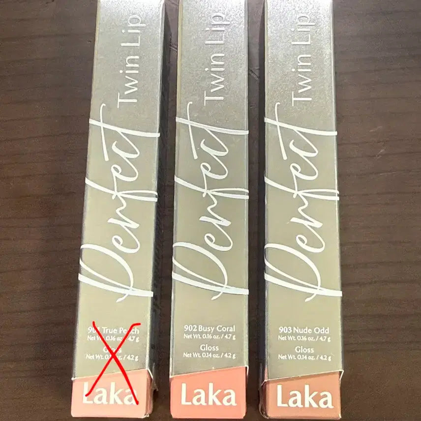 [BUNJANG] Laka Perfect Twin Lip 902, 903 Sealed / 라카 퍼펙트 트윈 립 902, 903 미개봉