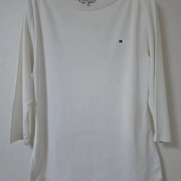 [BUNJANG] Tommy Hilfiger Women's Boat Neck 7/10 Sleeve T-Shirt / Tommy Hilfiger 타미힐피거 여성 보트넥 7부 티셔츠
