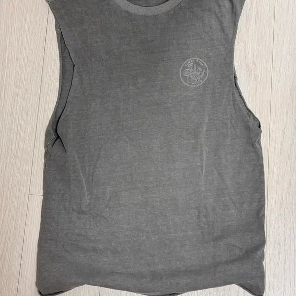 [BUNJANG] Polilu Human Index Sleeveless Gray Beige / 2) 폴리테루 휴먼인덱스 슬리브리스 그레이베이지