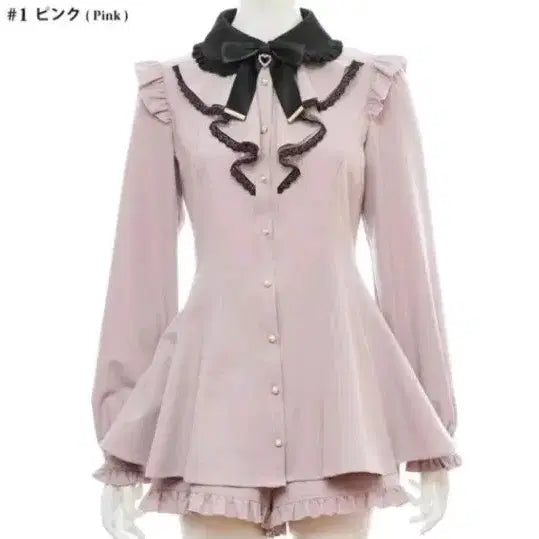 [BUNJANG] Secret Honey Ruffle Setup Pink / [판매] 시크릿허니 러플 셋업 핑크