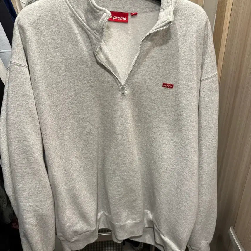 [BUNJANG] Supreme 24FW Fleece Half-Zip Up XL / 슈프림 24fw 기모 반집업