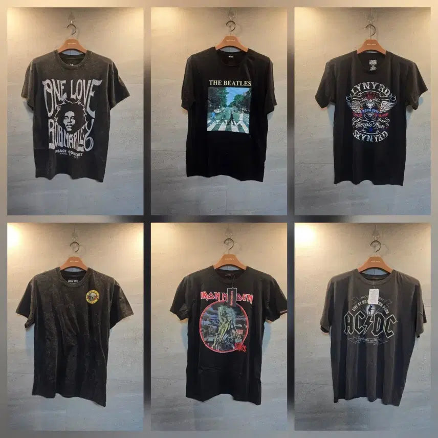 [BUNJANG] Various Band Graphic T-Shirt Collection / 레전더리. 밴드 티셔츠. 콜렉션. 미착.