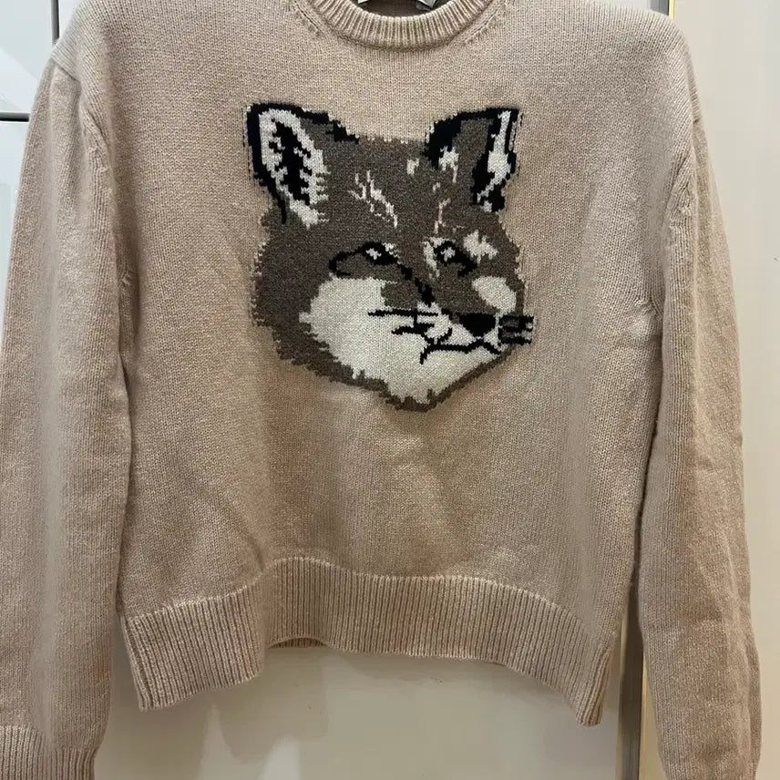 [BUNJANG] Maison Kitsuné 24FW Big Fox Knit Sweater L / 24fw 메종키츠네 빅폭스 니트 L (새상품급)
