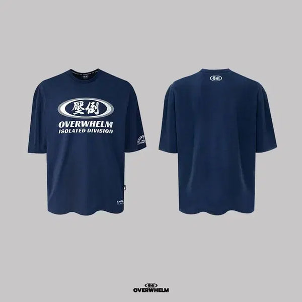 [BUNJANG] APDO All-Rounder Double Circle T-Shirt Navy Size 4 / 압도 올라운더 반팔티