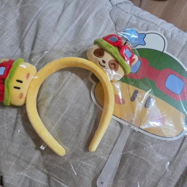 [BUNJANG] MSI 2026 Teemo Dreamer Headband + Fan Set / MSI 2026 티모 꿈돌이 머리띠 + 부채세트