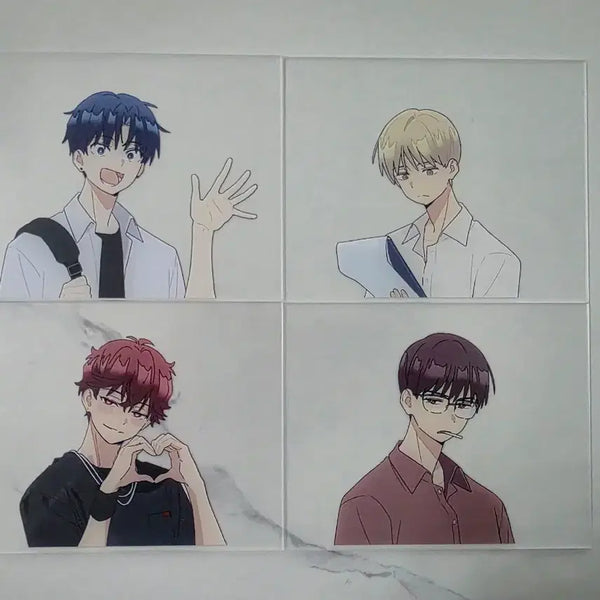 [BUNJANG] One Room Tutor Acrylic Character Set (4 Types) / 원룸조교님 아크릴캐릭터 4종