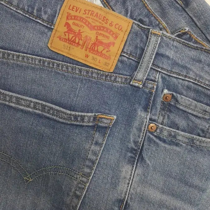 [BUNJANG] Levi's 511 (Overseas Edition) Stretch Denim Jeans Size 30-31" / 리바이스511(해외판) 스판청바지 30~31"(No.415)드라이완료!