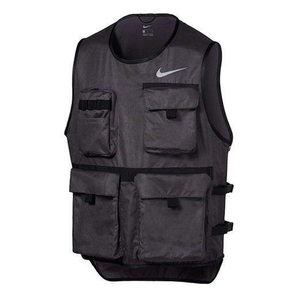 [BUNJANG] Nike Utility Running Vest Charcoal M / 나이키 유틸리티 러닝 베스트 조끼 차콜