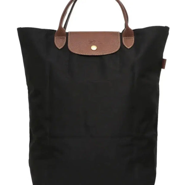 [BUNJANG] Longchamp Le Pliage Original Tote Bag Top Handle M Black / (정품)롱샴 르 플리아쥬 오리지널 토트백 탑핸들백 M 블랙 가방