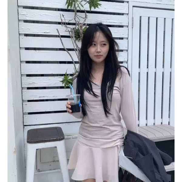[BUNJANG] OINII Oronji Bolero Top Lodge Beige / 오이니 oinii 오로지 볼레로 탑 로지베이지