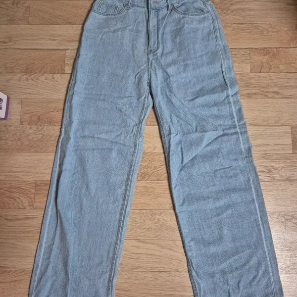 [BUNJANG] Light Wash Semi-Wide Denim Pants / 세미 와이드 데님 팬츠 연청