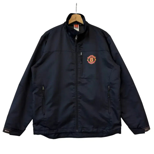 [BUNJANG] Vintage Manchester United Windbreaker Navy M / VTG 맨체스터 유나이티드 바람막이 네이비 M