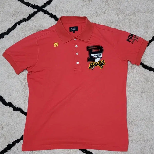 [BUNJANG] Fair Liar Polo Shirt Red Size 5 / 페리게이츠 폴로셔츠 빨강 사이즈 5  가슴단면 52