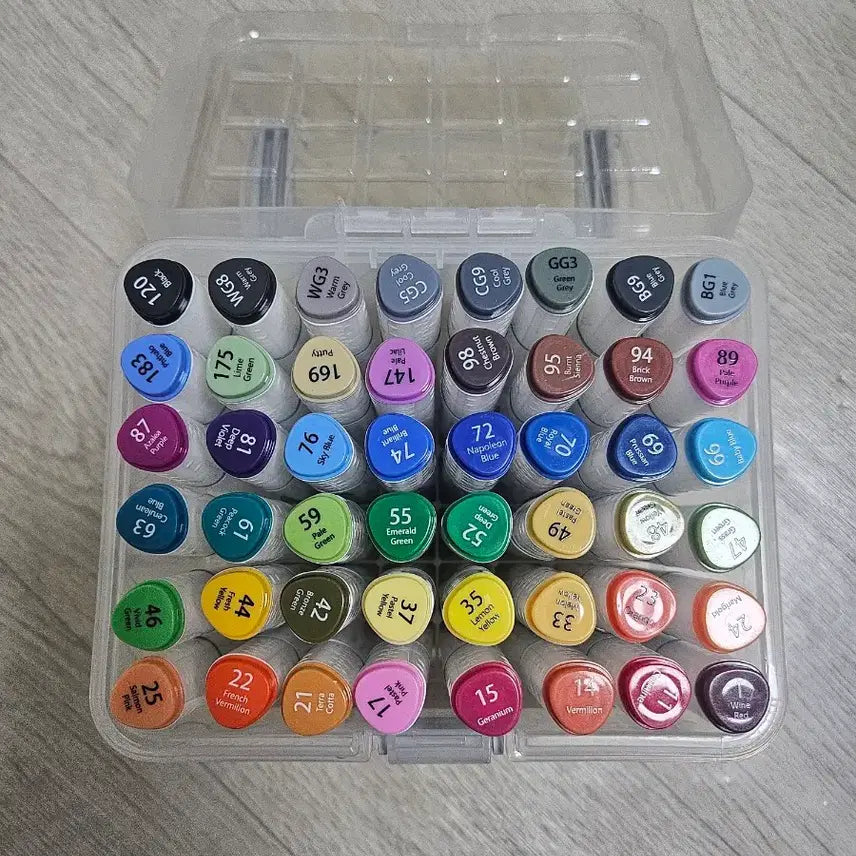 [BUNJANG] 48 Color Marker Pen Set / 48색 마카펜