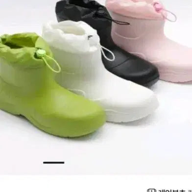[BUNJANG] Women's Waterproof Rain Boots - Black, Size 250 / 여성 방수 레인부츠 검정250